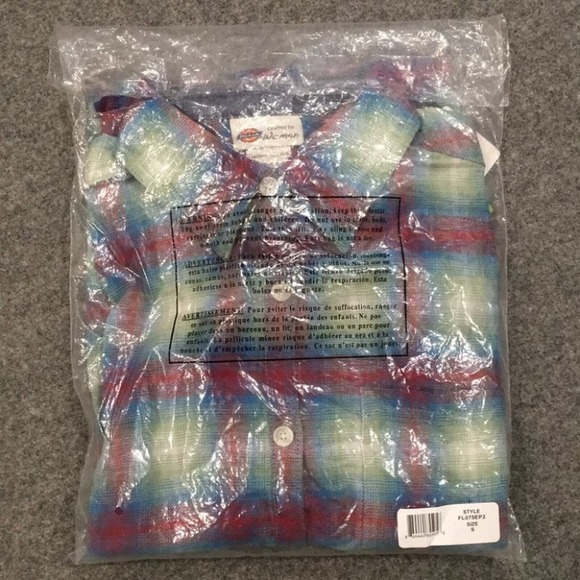 Dickies Multicolor Plaid Button Down Shirt - Picture 11 of 16